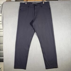Western Rise Pants Mens 36x30 Gray Evolution Performance Techwear Hiking Tech